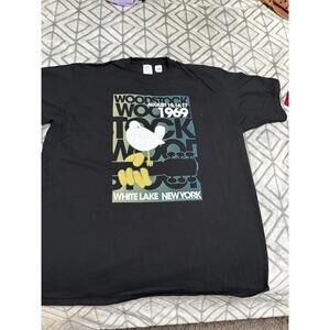 Woodstock White Lake New York  Graphic Unisex T-Shirt Size 3X By Port & Company